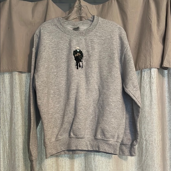Bernie Sanders Gray Crewneck Sweater - Picture 1 of 4